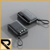 RII New 10.000mAh Mini Powerbank 4 Cáp Tích Hợp iPhone Type-C Micro - Sạc nhanh, Bảo hành 12 tháng - Giá 198.000đ 10