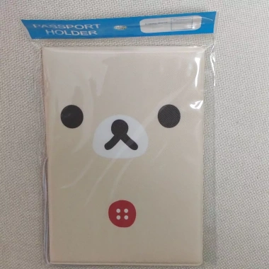 Rilakkuma Giá Đỡ Hộ Chiếu Bao Da - Ví Du Lịch Phim Hoạt Hình Du Khách Nước Ngoài 6