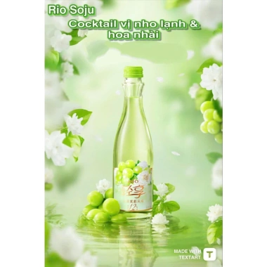 Rio Cocktail Chai 300ml - Soju hương trái cây, giảm giá 22% chỉ 78.999đ, thức uống nhẹ nhàng