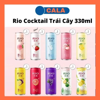 Rio Cocktail Trái Cây 330ml - Giá chỉ 42.000đ, vị tươi mát giải khát nhanh