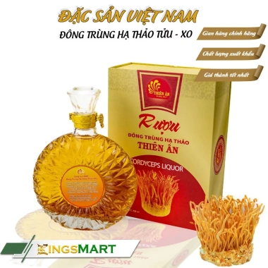 Rịu XO Đông Trùng Hạ Thảo 500ml – Thương hiệu Thiên Ân, Đặc Sản Tiền Giang, Giá 340.000₫ – Tăng sức đề kháng, hỗ trợ sức khỏe