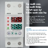Rơ le bảo vệ 40A 63A Din Rail điều chỉnh dòng quá áp hiển thị thời gian kép, bảo vệ thiết bị, chỉ 120k 2