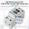Rơ le bảo vệ 40A 63A Din Rail điều chỉnh dòng quá áp hiển thị thời gian kép, bảo vệ thiết bị, chỉ 120k 3