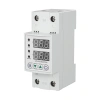 Rơ le bảo vệ 40A 63A Din Rail điều chỉnh dòng quá áp hiển thị thời gian kép, bảo vệ thiết bị, chỉ 120k 6