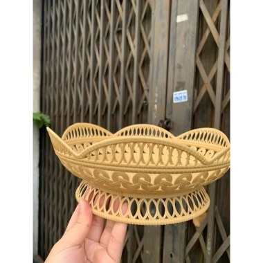 Rổ mây nhựa Thái Lan nhập khẩu - Đựng hoa quả, rau sống, giá tiết kiệm 29.000₫ 6