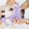 Rọ mõm chó thoáng khí, ngăn cắn, ngăn sủa cho chó 1.5-60kg - Dây Velcro phụ kiện tiện lợi