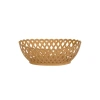 Rổ nhựa giả mây bầu dục to 2 SIZE đựng rau củ quả nhà hàng tiện lợi - Nhựa Việt Nhật