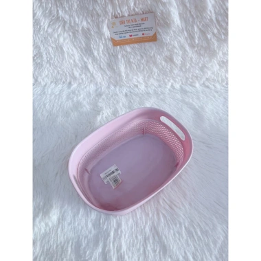 Rổ Oval Màu Nhựa 2 Quai Đẹp - Rá Nhựa Tiện Lợi, Giá 28.000 VNĐ - Mta-Mart2