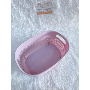Rổ Oval Màu Nhựa 2 Quai Đẹp - Rá Nhựa Tiện Lợi, Giá 28.000 VNĐ - Mta-Mart2
