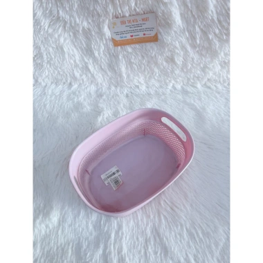 Rổ Oval Màu Nhựa 2 Quai Đẹp - Rá Nhựa Tiện Lợi, Giá 28.000 VNĐ - Mta-Mart2