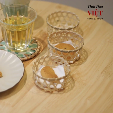 Rổ tre mini đựng đồ nhà hàng, bếp - Giá 10.000 VND, gọn nhẹ, tự nhiên 4