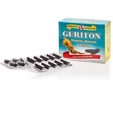 Robinson Geriton Viên Uống Nhân Sâm - Tăng Sức Đề Kháng, Giảm Stress, Bổ Vitamin và Khoáng Chất, Giá Ưu Đãi 449.000₫