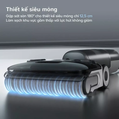 Roborock F25 Pro – Máy hút bụi 25.000Pa, giẻ lau tự giặt 95°C, giá 14.99 triệu