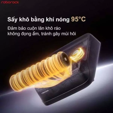 Roborock F25 Pro – Máy hút bụi 25.000Pa, giẻ lau tự giặt 95°C, giá 14.99 triệu