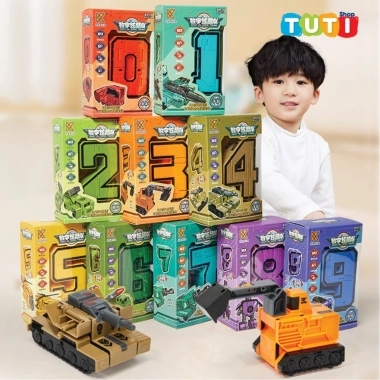 Robot biến hình đồ chơi bé số 0-9 cỡ lớn - Lắp ghép sáng tạo, phát triển tư duy - Giá 49.000₫