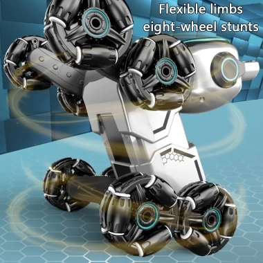 Robot Chó Thông Minh Điều Khiển Từ Xa - 8 Bánh Xe Linh Hoạt, Chinh Phục Mọi Địa Hình, Giá Ưu Đãi 500.000 VND