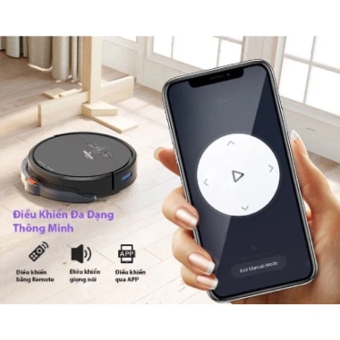 Robot Hút Bụi Cao Cấp Sạc Tự Động, Lau Quét Thông Minh, Bảo Hành 1 Đổi 1, 3.999.000₫