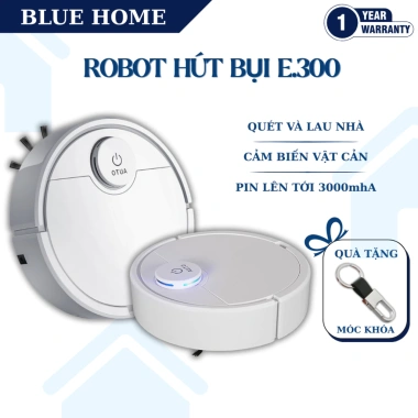 Robot hút bụi ES300 Pro 2.021 - Siêu mạnh, cảm ứng chạm, lau nhà, giá chỉ 545.000₫