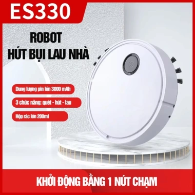 Robot Hút Bụi ES300 Tự Động - Hút Sạch Ngóc Ngách, Bảo Hành 12 Tháng, Giá Ưu Đãi 795.000 VND
