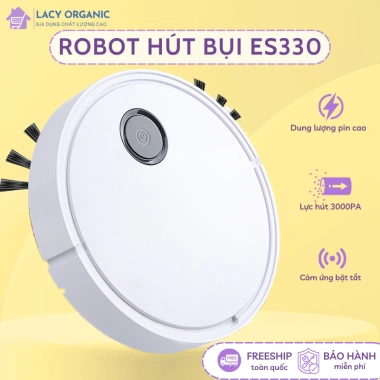 Robot hút bụi ES330 - Hút mạnh, nhanh êm ái, sạch lông mèo, tơ sợi, chỉ 795k