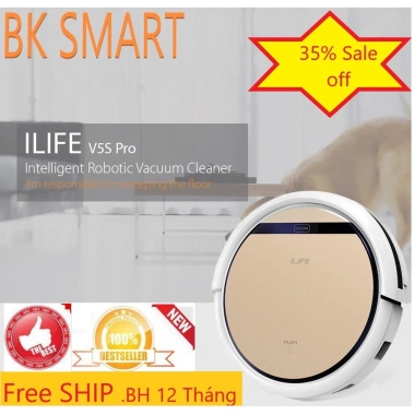 Robot hút bụi ILIFE V5s – Giá ưu đãi 3.350.000₫, tự động làm sạch mọi bề mặt