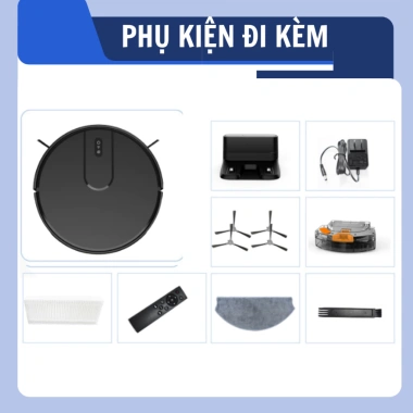 Robot Hút Bụi KAW 3.200Pa UV Diệt Khuẩn, App Điều Khiển, Bảo Hành 3 Năm - Giá Giảm 4,681,000 VND 2
