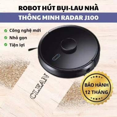 Robot Hút Bụi Lau Nhà 2 trong 1 LV570 Radar 120m² Đổ Rác Tự Động Giá 4.68 Triệu