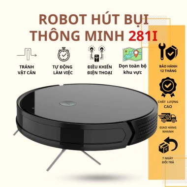 Robot Hút Bụi Lau Nhà 2 trong 1 LV570 Radar 120m² Đổ Rác Tự Động Giá 4.68 Triệu