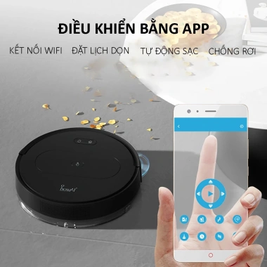 Robot hút bụi lau nhà 3 chế độ, trợ lý giọng nói VN, tự động sạc, điều khiển app, giá 1.22 triệu 7 Robot hút bụi lau nhà 3 chế độ, trợ lý giọng nói VN, tự động sạc, điều khiển app, giá 1.22 triệu 7