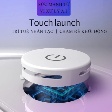 Robot hút bụi lau nhà cảm ứng - Pin lớn, bền, làm sạch mọi ngóc ngách, dễ vệ sinh 2