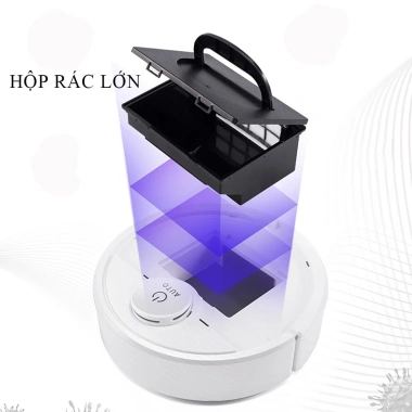 Robot hút bụi lau nhà cảm ứng - Pin lớn, bền, làm sạch mọi ngóc ngách, dễ vệ sinh 4