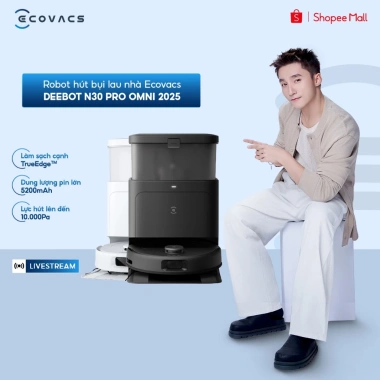 Robot hút bụi lau nhà Deebot N30 Omni - Lực hút 10.000Pa, trạm sạc OMNI, 11,490,000 VND 2