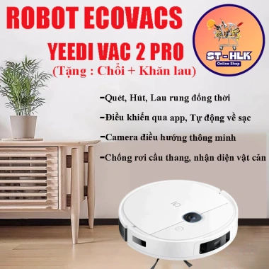 Robot hút bụi lau nhà Ecovacs Yeedi Vac2 Pro K950 - Bảo hành Toàn Quốc, 2.644.800₫