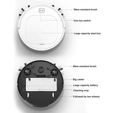 Robot Hút Bụi Lau Nhà ES28 24 Tháng BH, Lực Hút Mạnh, Pin Trâu, Giá 790.000
