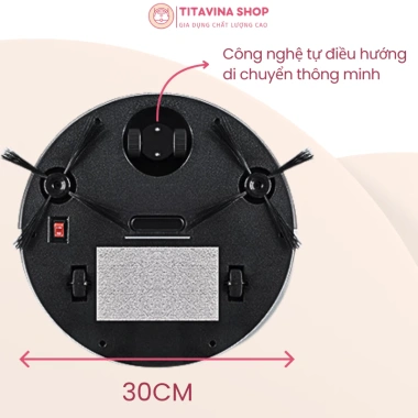 Robot hút bụi lau nhà ES330 3.000PA, cảm ứng bật tắt, pin 90p, êm ái, chỉ 795.000₫ 3