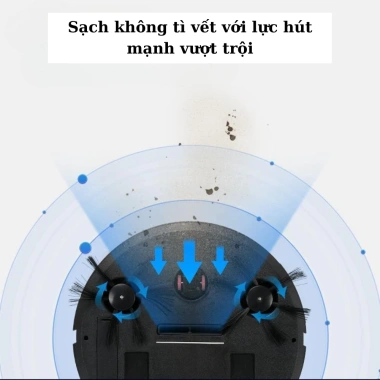 Robot hút bụi lau nhà Jallen Gabor S Cleaner, phun sương, thông minh, không cần app, giá 439.900 VND
