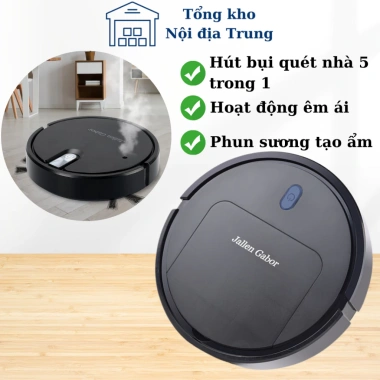 Robot hút bụi lau nhà Jallen Gabor S Cleaner, phun sương, thông minh, không cần app, giá 439.900 VND