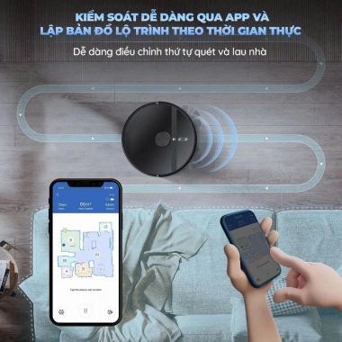 Robot Hút Bụi Lau Nhà KAW - Lực Hút Lớn, Tự Đổ Rác, Điều Khiển APP, Bảo Hành Chính Hãng 4 Robot Hút Bụi Lau Nhà KAW - Lực Hút Lớn, Tự Đổ Rác, Điều Khiển APP, Bảo Hành Chính Hãng 4