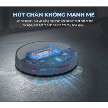 Robot Hút Bụi & Lau Nhà KAW Thông Minh - Lực Hút Mạnh, Cảm Biến AI, Điều Khiển Từ Xa, Giá Khuyến Mãi 8,474,000 VNĐ