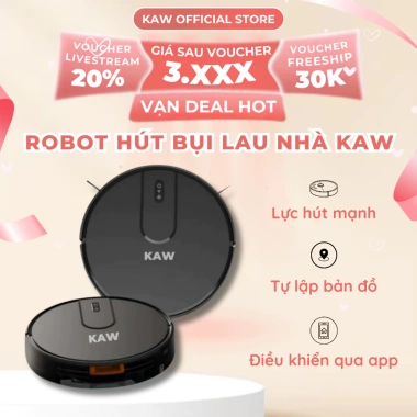 Robot hút bụi lau nhà KAW V1 2.000PA 2 trong 1 Bảo hành 36 tháng 3.029.000₫