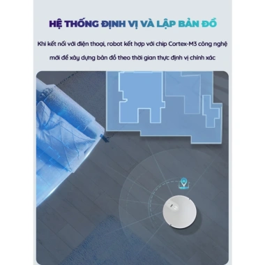 Robot hút bụi lau nhà KAW V1 2.000PA 2 trong 1 Bảo hành 36 tháng 3.029.000₫