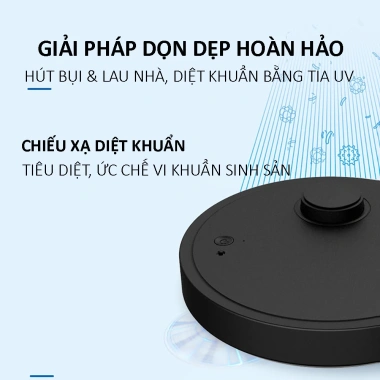 Robot hút bụi lau nhà lực hút 1.500PA - Quét hút lau, bảo hành 24 tháng, 485.000 VND 5