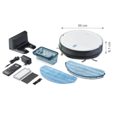 Robot hút bụi lau nhà Medion S05 SW 2.023 Model Đức giá chỉ 4.45 triệu giảm tới 1.0 triệu