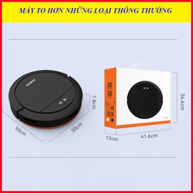 Robot hút bụi lau nhà NK01 tự động sạc pin, lực hút 4.000Pa, chống rơi va đập, 2.575.700₫ 7