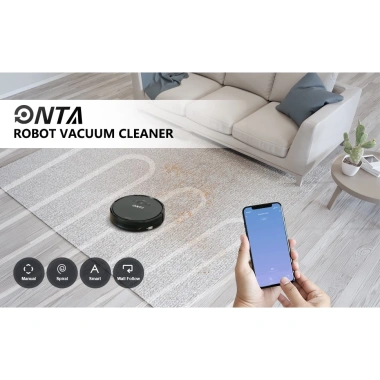 Robot hút bụi lau nhà ONTA D2-001 - 4.400mAh, lực hút 2.500Pa, app, xuất Mỹ, chỉ 3.25 triệu