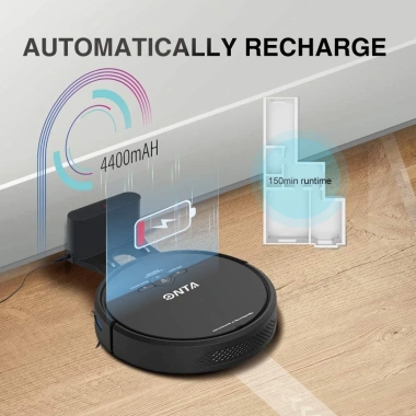Robot hút bụi lau nhà ONTA D2-001 - 4.400mAh, lực hút 2.500Pa, app, xuất Mỹ, chỉ 3.25 triệu