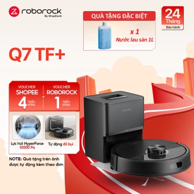 Robot Hút Bụi Lau Nhà Roborock Q7 TF+ - Tự Động Đổ Rác, Bảo Hành 2 Năm, Giá 5.6 Triệu