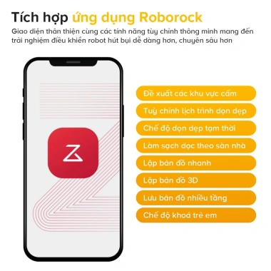 Robot Hút Bụi Lau Nhà Roborock QR 798 Chính Hãng - Tự Đổ Rác, Giặt và Sấy Giẻ, Tự Động Nâng Giẻ - Giá chỉ 10.390.000₫