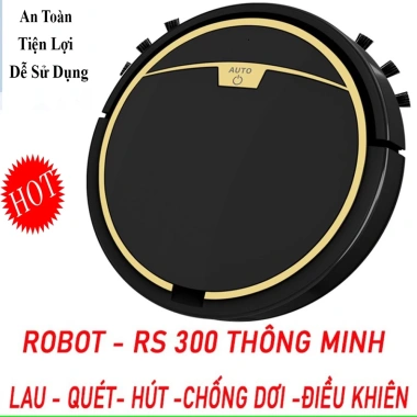 Robot hút bụi lau nhà RS300 – Remote, hút mạnh, cảm biến thông minh, lau ướt, 1,42 tr 5