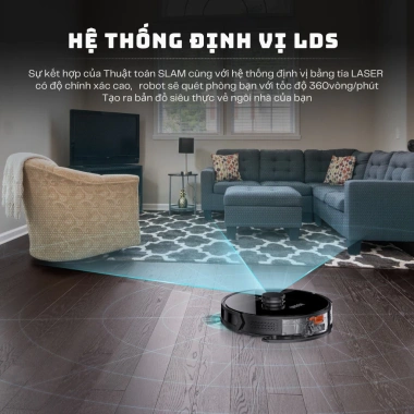 Robot Hút Bụi Lau Nhà SWI 4.000PA Pin 5.300mAh Tự Đổ Rác Ghi Nhớ Bản Đồ Tự Sạc - 3.029.000 VND 5 Robot Hút Bụi Lau Nhà SWI 4.000PA Pin 5.300mAh Tự Đổ Rác Ghi Nhớ Bản Đồ Tự Sạc - 3.029.000 VND 5